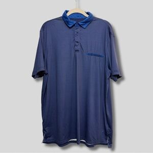 Head Men's Dark Blue Hex Golf Polo Shirt